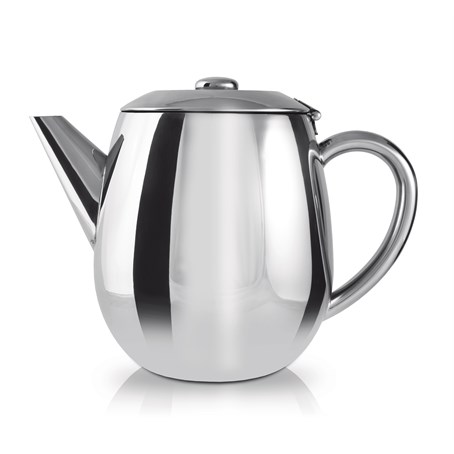 Café Ole Everyday Stainless Steel 18/10 Teapot 70oz Tea Pot